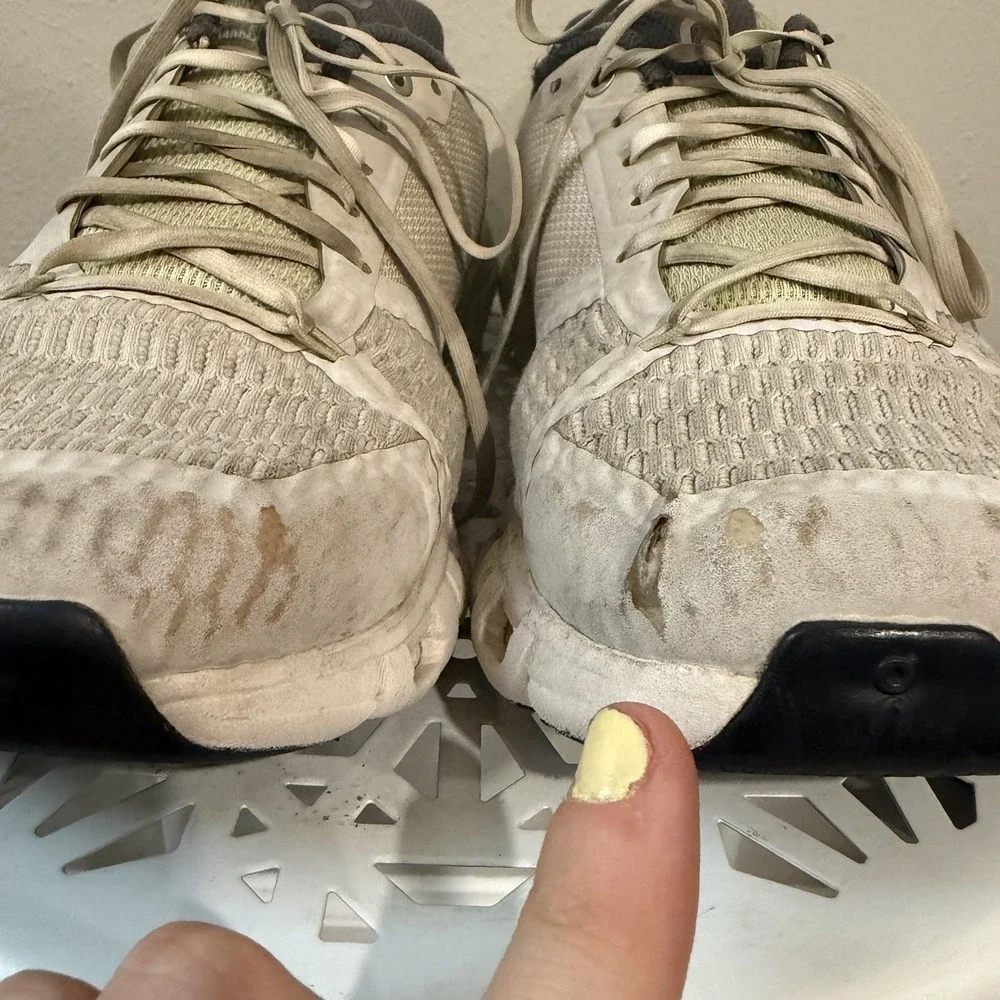 On Running Cloudflyer 21.99031 Womens US 7.5 Sneaker White Green Running Shoes